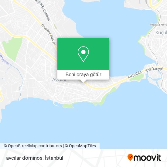 avcilar dominos harita