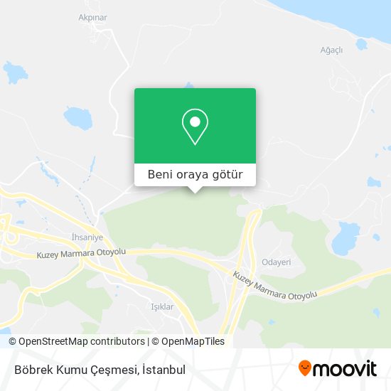 Böbrek Kumu Çeşmesi harita
