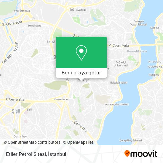Etiler Petrol Sitesi harita