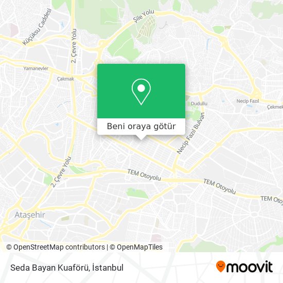 Seda Bayan Kuaförü harita