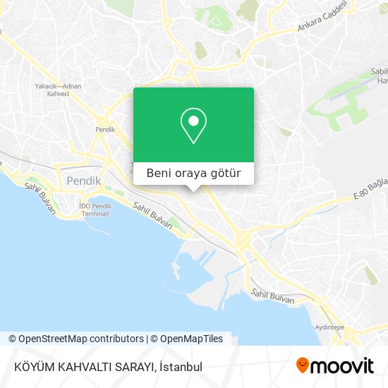 KÖYÜM KAHVALTI SARAYI harita