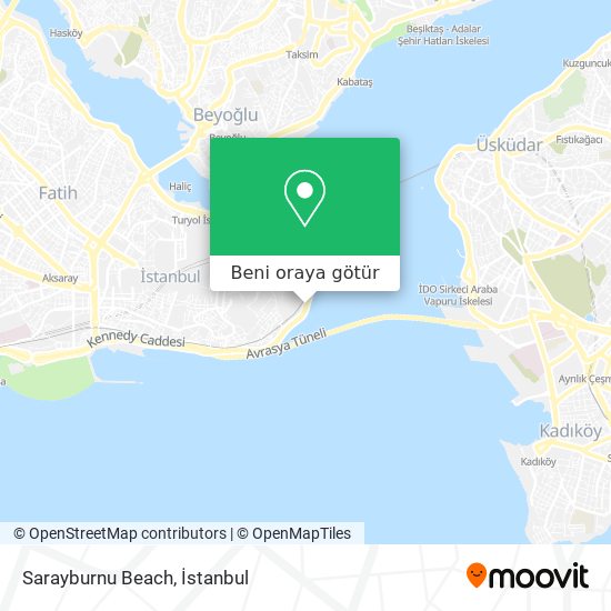 Sarayburnu Beach harita