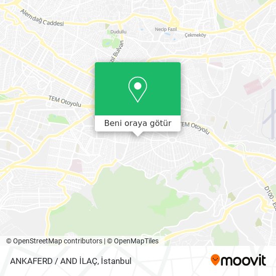 ANKAFERD / AND İLAÇ harita