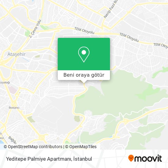 Yeditepe Palmiye Apartmanı harita