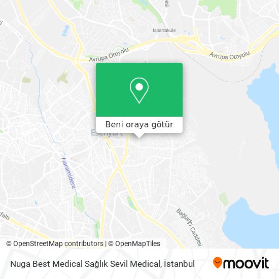 Nuga Best Medical Sağlık Sevil Medical harita