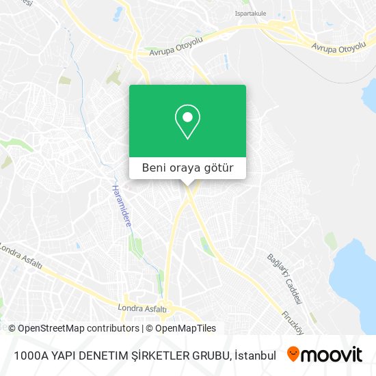 1000A YAPI DENETIM ŞİRKETLER GRUBU harita