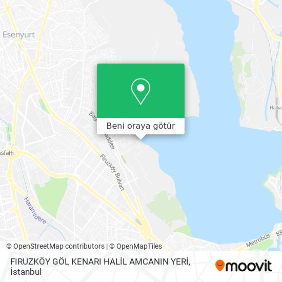 FIRUZKÖY GÖL KENARI HALİL AMCANIN YERİ harita
