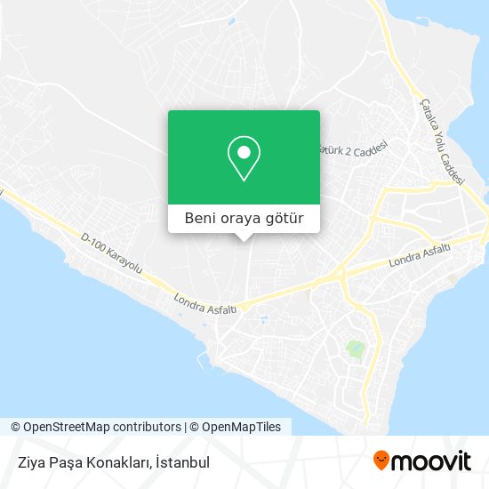 Ziya Paşa Konakları harita