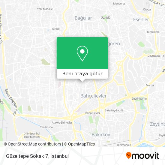Güzeltepe Sokak 7 harita