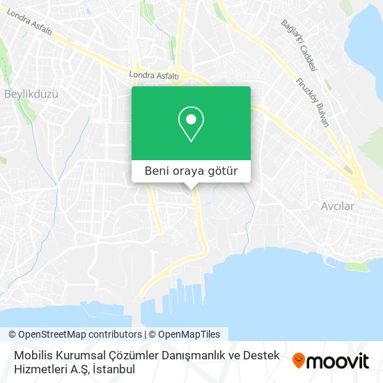 Mobilis Kurumsal Çözümler Danışmanlık ve Destek Hizmetleri A.Ş harita