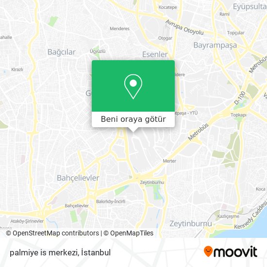 palmiye is merkezi harita