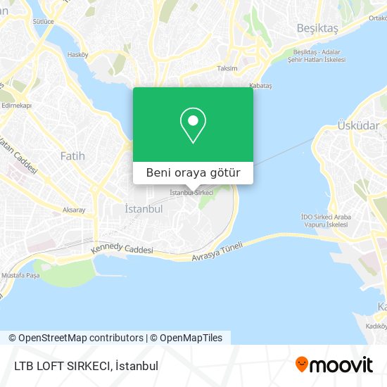LTB LOFT SIRKECI harita