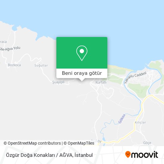 Özgür Doğa Konakları / AĞVA harita