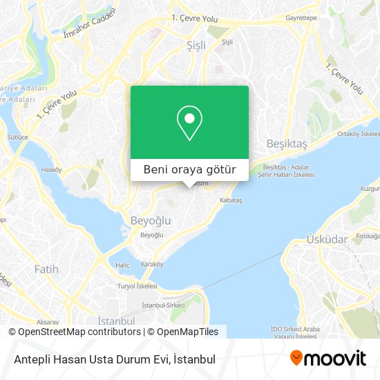 Antepli Hasan Usta Durum Evi harita