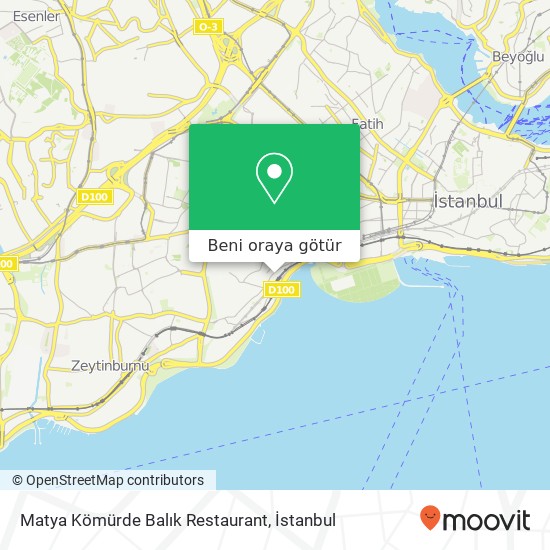 Matya Kömürde Balık Restaurant harita
