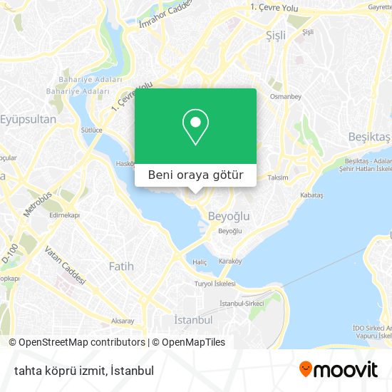 tahta köprü izmit harita