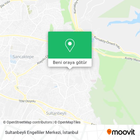 Sultanbeyli Engelliler Merkezi harita