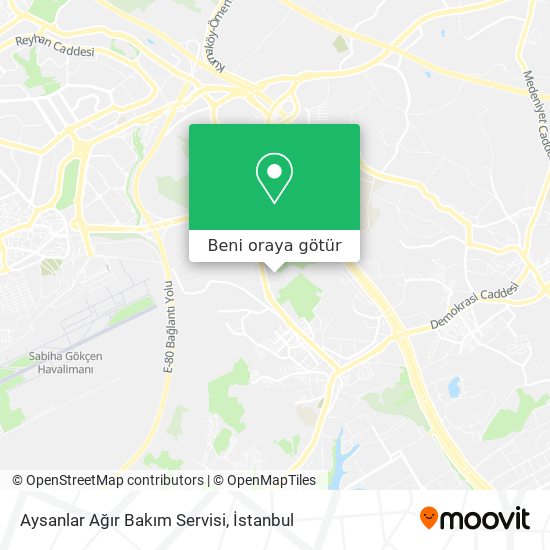 Aysanlar Ağır Bakım Servisi harita