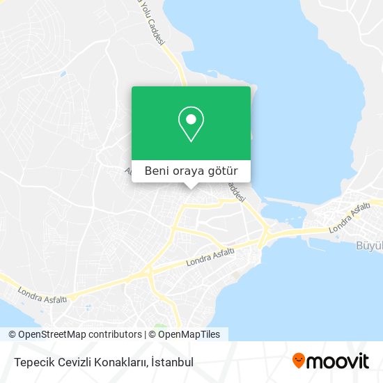 Tepecik Cevizli Konaklarıı harita