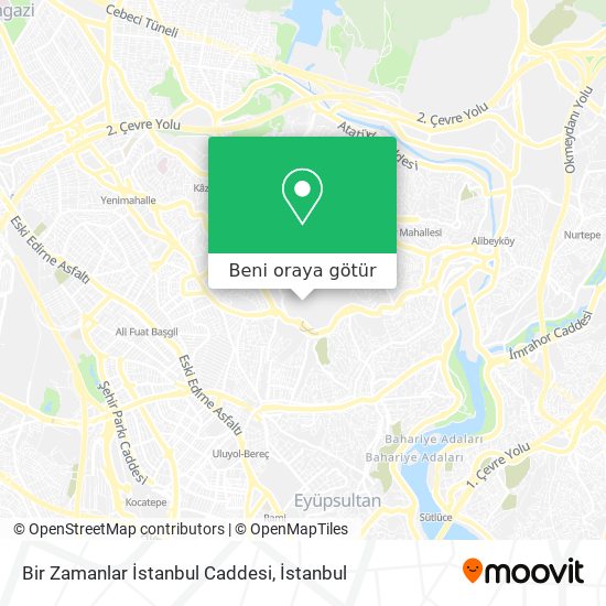 Bir Zamanlar İstanbul Caddesi harita
