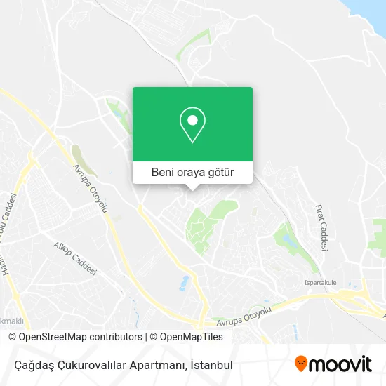 Çağdaş Çukurovalılar Apartmanı harita