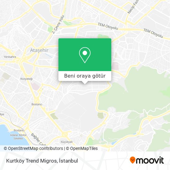 Kurtköy Trend Migros harita