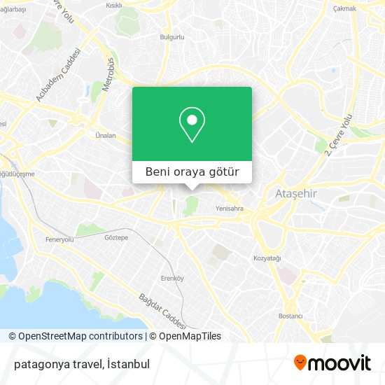 patagonya travel harita