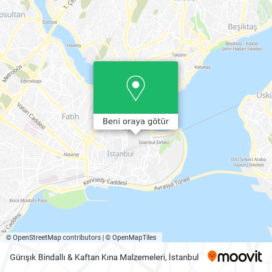 Gürışık Bindallı & Kaftan Kına Malzemeleri harita