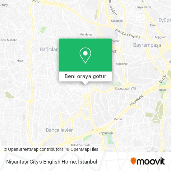 Nişantaşı City's English Home harita
