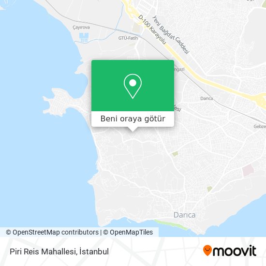 Piri Reis Mahallesi harita