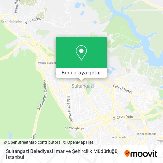 Sultangazi Belediyesi İmar ve Şehircilik Müdürlüğü harita