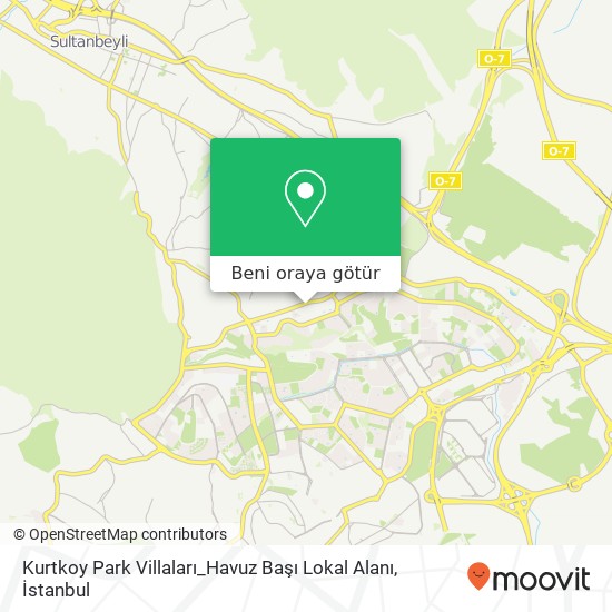 Kurtkoy Park Villaları_Havuz Başı Lokal Alanı harita