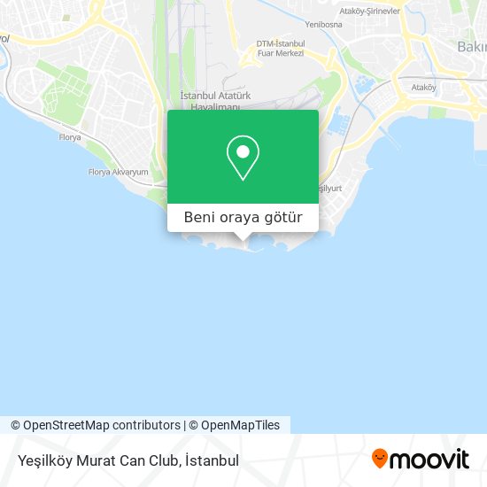 Yeşilköy Murat Can Club harita