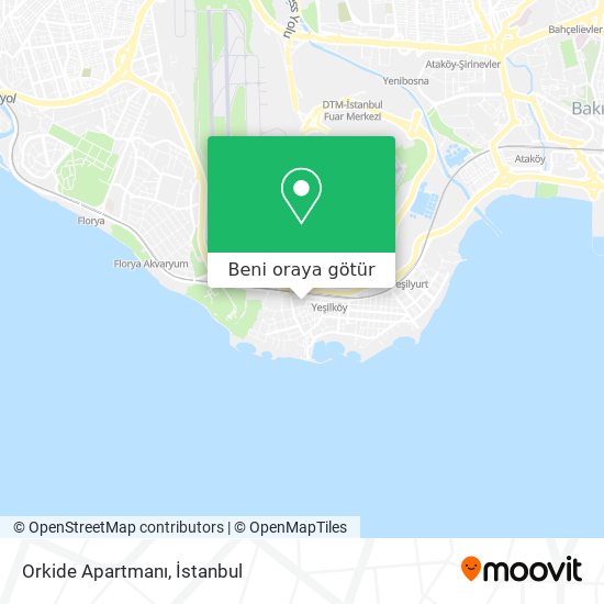 Orkide Apartmanı harita