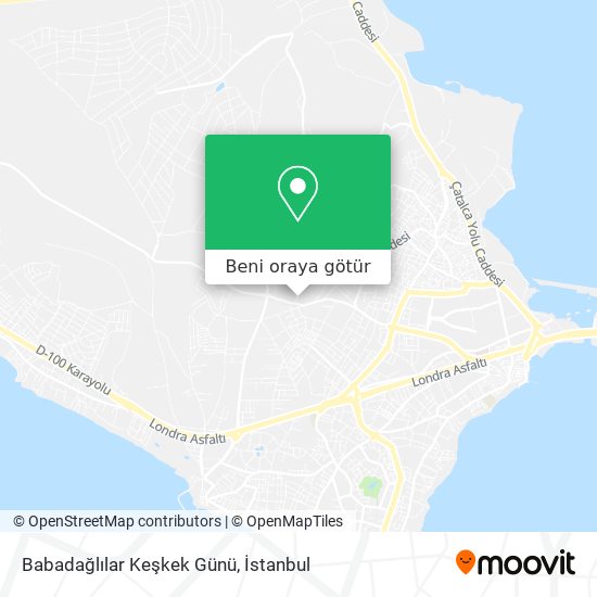 Babadağlılar Keşkek Günü harita