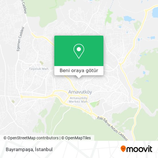Bayrampaşa harita
