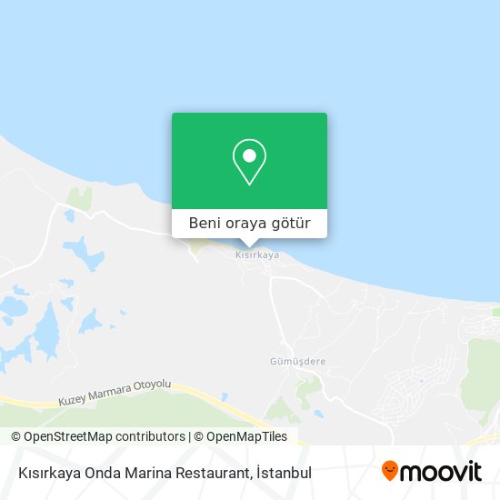 Kısırkaya Onda Marina Restaurant harita