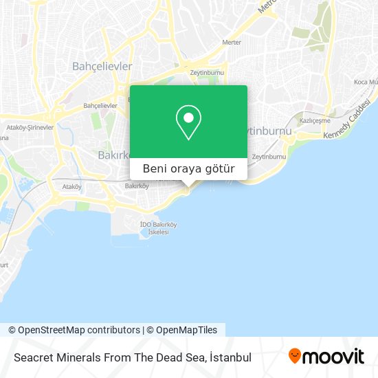 Seacret Minerals From The Dead Sea harita