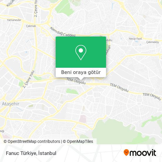 Fanuc Türkiye harita