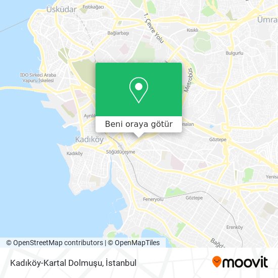 Kadıköy-Kartal Dolmuşu harita