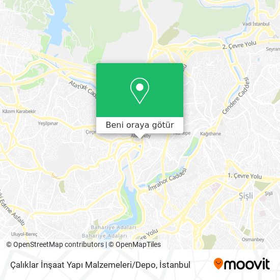 Çalıklar İnşaat Yapı Malzemeleri / Depo harita
