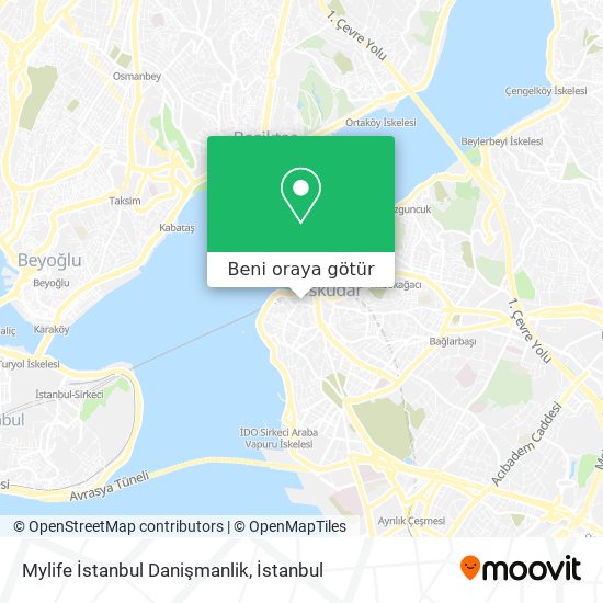 Mylife İstanbul Danişmanlik harita