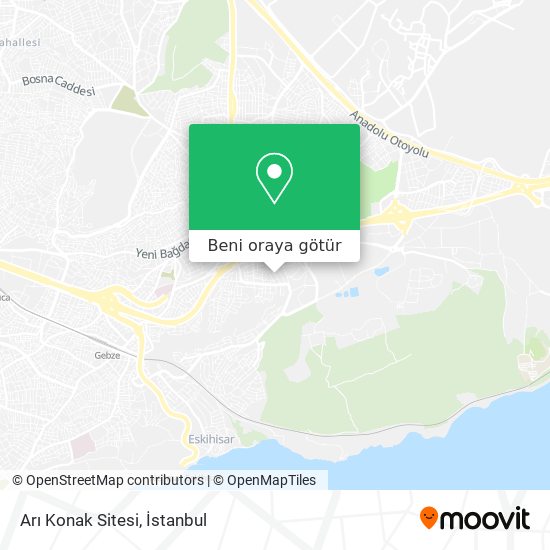 Arı Konak Sitesi harita