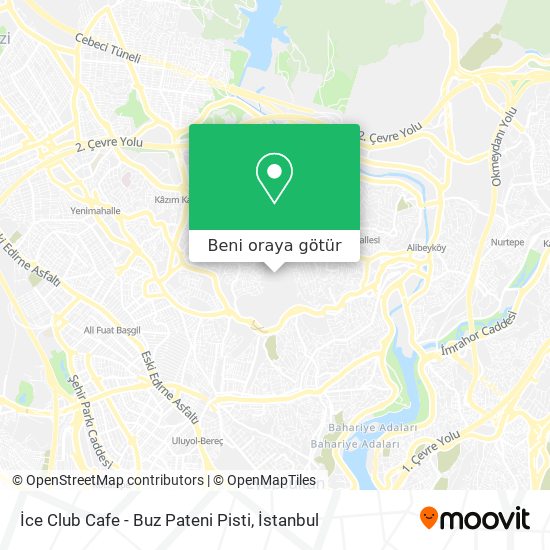 İce Club Cafe - Buz Pateni Pisti harita