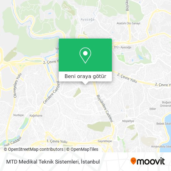 MTD Medikal Teknik Sistemleri harita