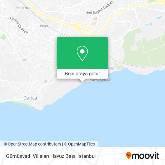 Gümüşvadi Villaları Havuz Başı harita