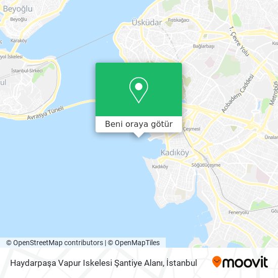 Haydarpaşa Vapur Iskelesi Şantiye Alanı harita