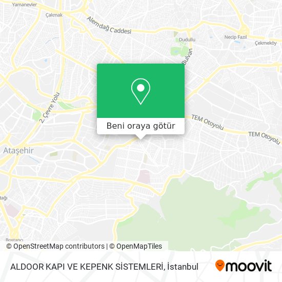 ALDOOR KAPI VE KEPENK SİSTEMLERİ harita