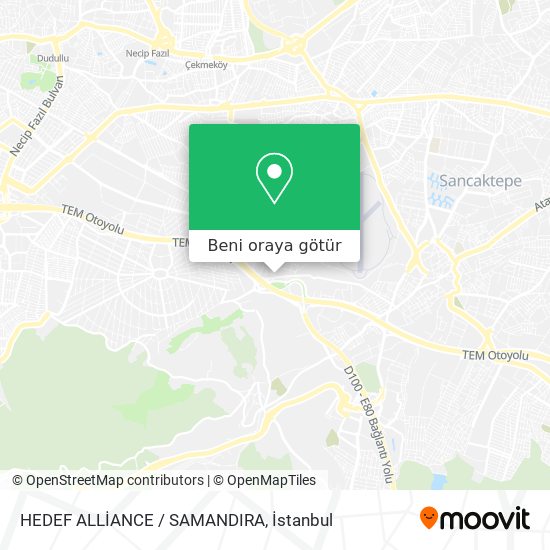 HEDEF ALLİANCE / SAMANDIRA harita