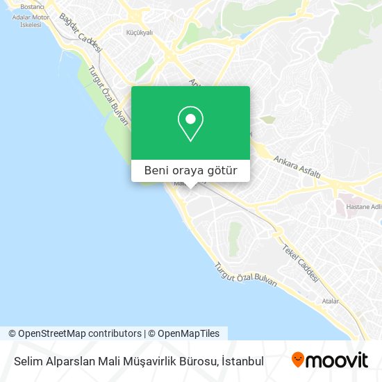 Selim Alparslan Mali Müşavirlik Bürosu harita